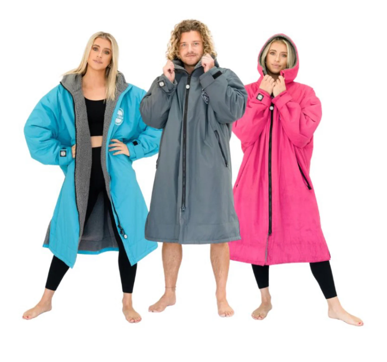 FREE BEANIE | Recycled Fleece Changing Robe “FatWrap�?| Waterproof |Beach | Swimming | Surfing | Coat